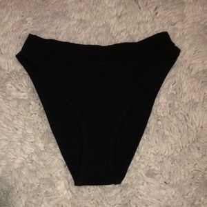 SKIMS tanga cheeky underwear panty in soot size M